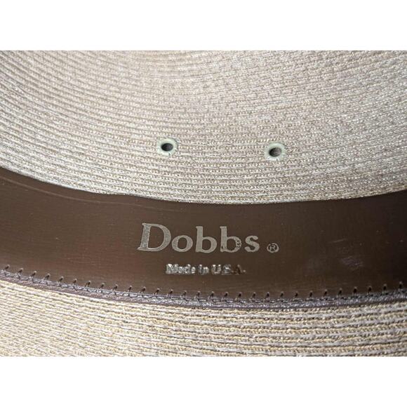 Vintage Dobbs Fifth Avenue New York Men's Stylish Brown Fedora Hat Size 7 1/2 - Picture 7 of 13